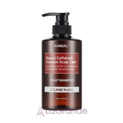 ������ Kundal Natural Caffeine & Intensive Scalp Care Shampoo Ylang-Ylang ������� ������ ��������� ����� � �������� 