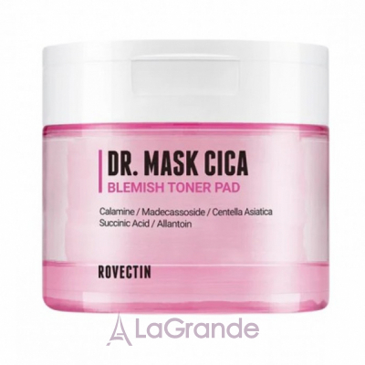 Rovectin Dr. Mask Cica Care Blemish Toner Pad ������������� ������������ ���� � ���������
