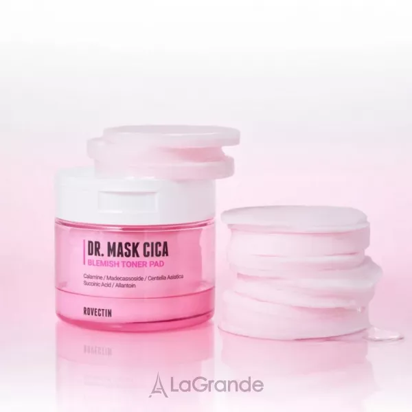 Rovectin Dr. Mask Cica Care Blemish Toner Pad ������������� ������������ ���� � ���������