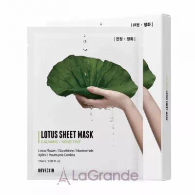 Rovectin Calming Lotus Sheet Mask ������������� �������� ����� ��� ���� � ���������� ������ ������