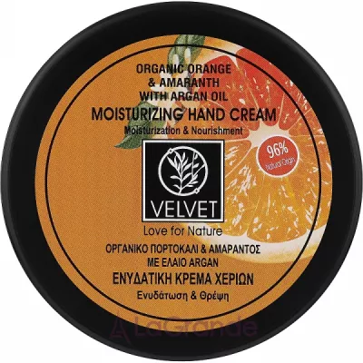 ������ Velvet Love for Nature Organic Orange & Amaranth Hand Cream ����������� ���� ��� ��� 