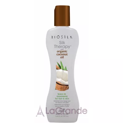 �ֲ��� BioSilk Silk Therapy With Organic Coconut Oil Leave In Treatment ���-��������� ��� �������