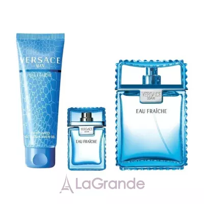 Versace Man Eau Fraiche ����� (��������� ���� 100 ��  + ���� ��� ���� 150 �� + ��������� 5 ��)