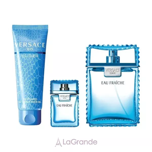 Versace Man Eau Fraiche ���� (�������� ���� 100 �� + ���� ��� ���� 150 �� + �������� 5 ��)
