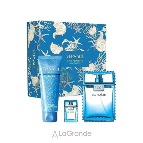 Versace Man Eau Fraiche ���� (�������� ���� 100 �� + ���� ��� ���� 150 �� + �������� 5 ��)