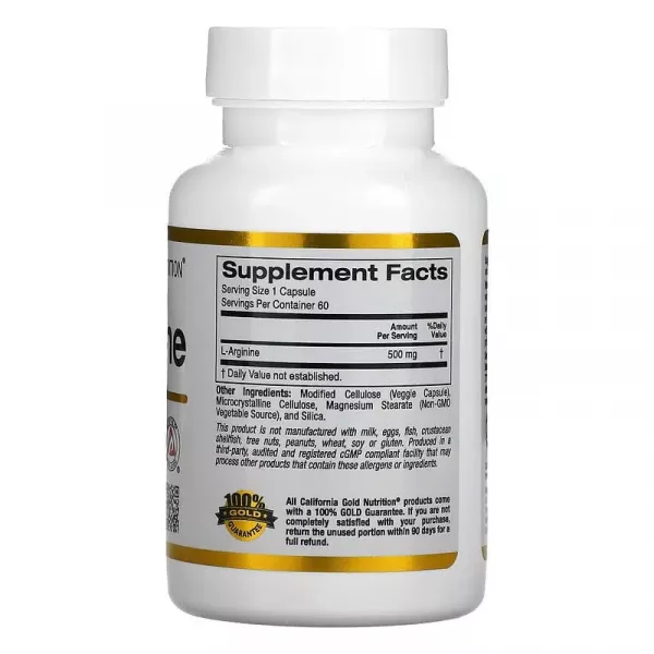 California Gold Nutrition L-Arginine 500 mg ĳ������ ������� 