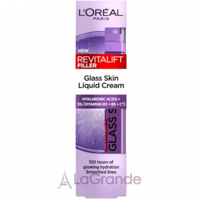 L'Oreal Paris Revitalift Filler Glass Skin Liquid Cream ���� ��� �������� ������ ���� ����