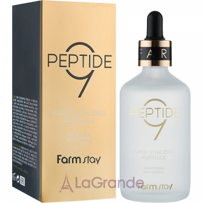 Farmstay Peptide 9 Super Vitalizing Ampoule ��������� ��������� � ���������� �� 9 ��������