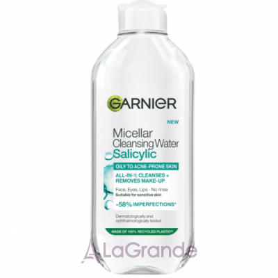 Garnier Salicylic Micellar Cleansing Water ̳������� ���� � ���������� �������� ��� ������ ������ �� �������� ����� �� ������� �� ��������������� ���� �������