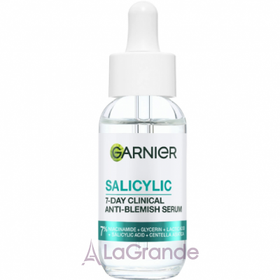 Garnier Salicylic 7-Day Clinical Anti-Blemish Serum ��������� �� ���������� �������� ����� ��������������� ���� �������