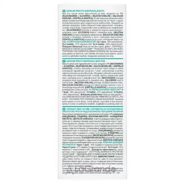 Garnier Salicylic 7-Day Clinical Anti-Blemish Serum ��������� �� ���������� �������� ����� ��������������� ���� �������