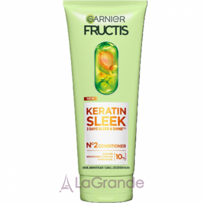 Garnier Fructis Keratin Sleek Conditioner ����������� ��� ������������ �� ������� ������ ��� ���������� �� ������ �������