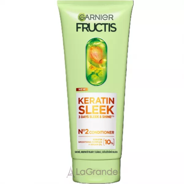 Garnier Fructis Keratin Sleek Conditioner ����������� ��� ������������ �� ������� ������ ��� ���������� �� ������ �������