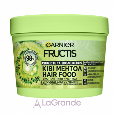 Garnier Fructis Hair Food Kiwi-Menthol Mask ����� 3 � 1 