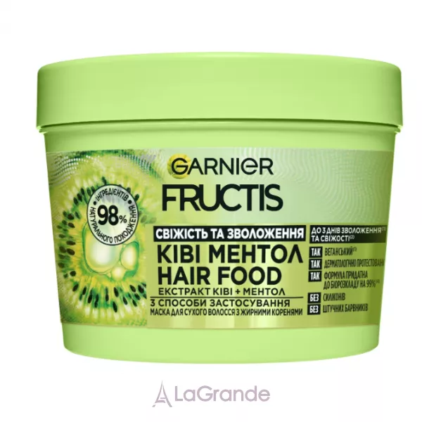 Garnier Fructis Hair Food Kiwi-Menthol Mask ����� 3 � 1 