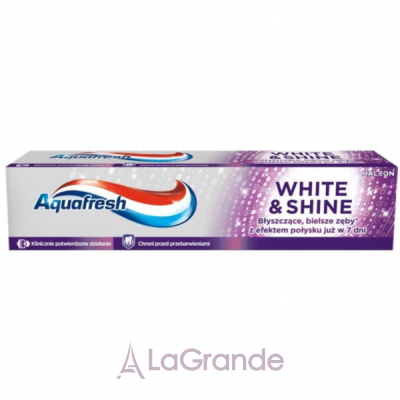 Aquafresh White & Shine Whitening Toothpaste ������ ����� ������������