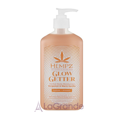 Hempz Glow Getter Shimmer Herbal Body Moisturizer Bergamot & Warm Vanilla ������� ��� ��� � �������� 