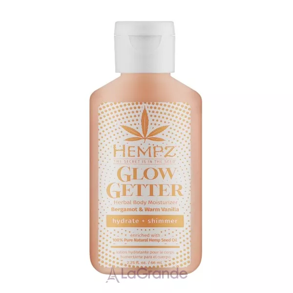 Hempz Glow Getter Shimmer Herbal Body Moisturizer Bergamot & Warm Vanilla ������� ��� ���� � �������� 