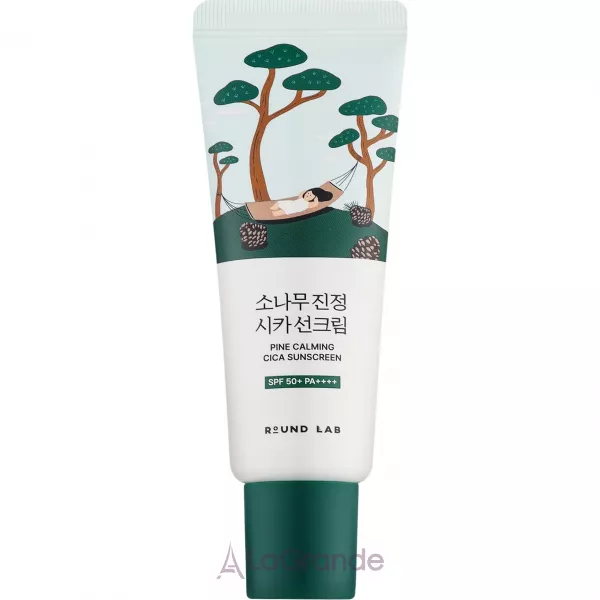Round Lab Pine Calming Cica Sunscreen SPF50+ PA++++ �������������� ���� � ���������� ������ �����
