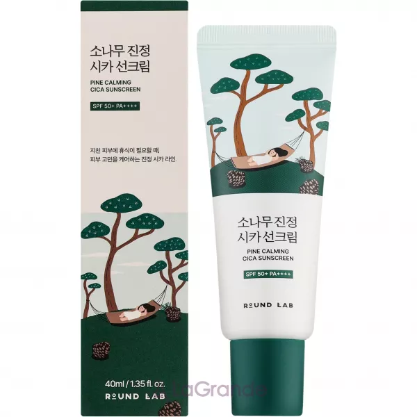 Round Lab Pine Calming Cica Sunscreen SPF50+ PA++++ �������������� ���� � ���������� ������ �����