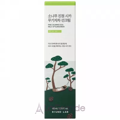 Round Lab Pine Calming Cica Mild Up Sunscreen SPF50+ PA++++ �������������� ���� SPF50+