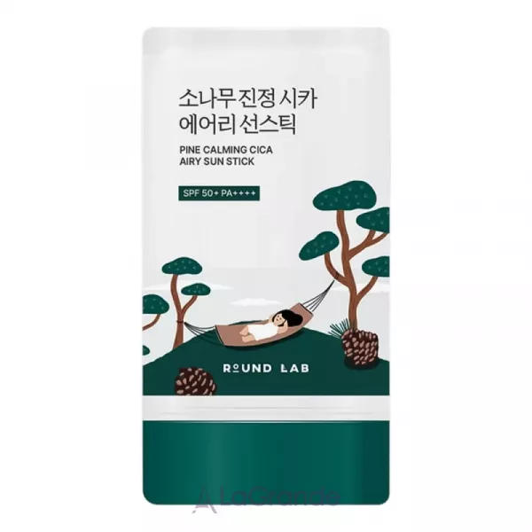 Round Lab Pine Calming Cica Airy Sun Stick SPF50+ PA++++ �������������� ���� � ���������� ������ ����� SPF50+