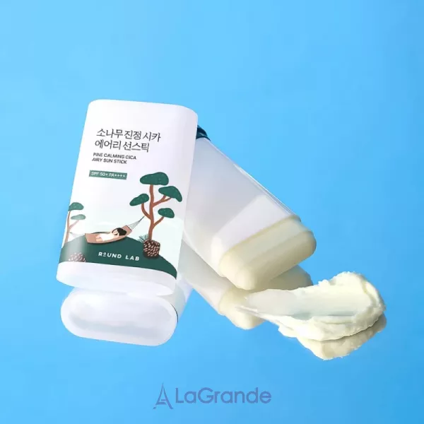 Round Lab Pine Calming Cica Airy Sun Stick SPF50+ PA++++ �������������� ���� � ���������� ������ ����� SPF50+