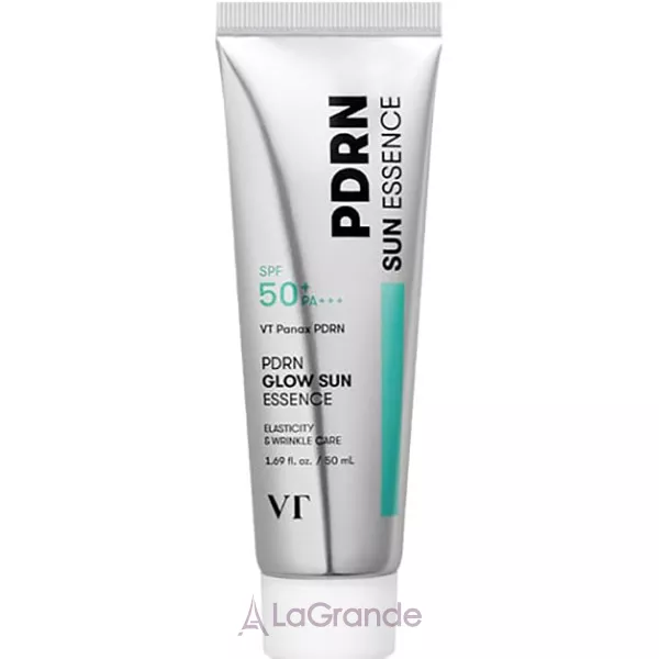 VT Cosmetics PDRN Glow Sun Essence SPF50+ PA+++ �������������� ����������� �������� ��� ���� � PDRN
