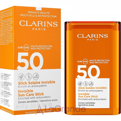 Clarins Stick Solaire Invisible SPF50 �������������� ����-���� ��� ���� SPF50