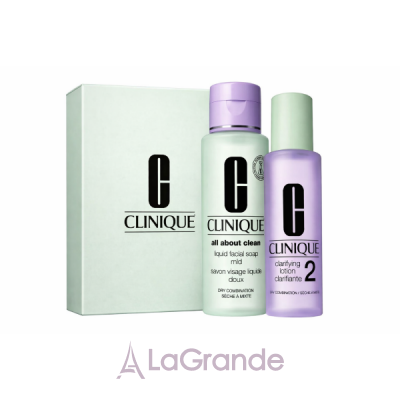 Clinique 3-Step Skin Care Type 2 Set ����� ��� ����� �� ����� � ��������������� ����� ����