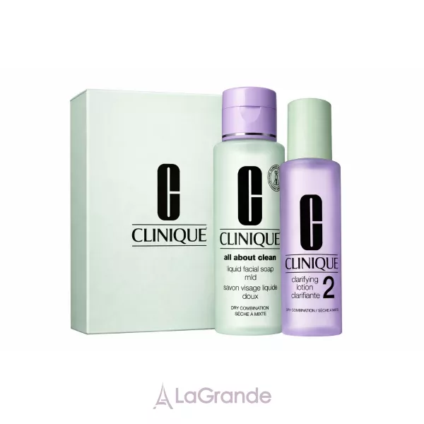 Clinique 3-Step Skin Care Type 2 Set ���� ��� ������� �� ����� �� ����������� ����� �������