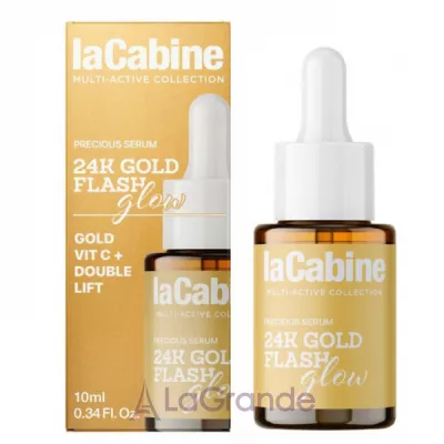 La Cabine 24K Gold Flash Glow Serum ��������� ��� ���� � ���������� �������-��������