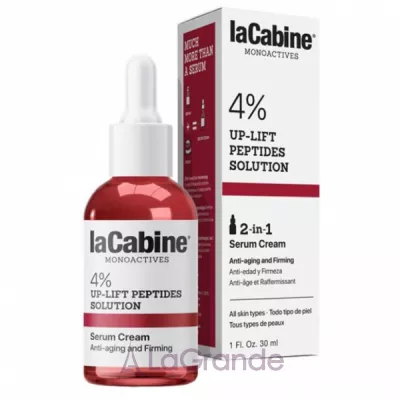 La Cabine Monoactives 4% Up-Lift Peptides 2 in 1 Solution Serum Cream �������������� ����-��������� ��� ��������� � ������������ ����