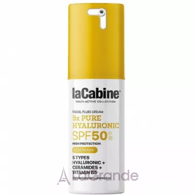 La Cabine 5x Pure Hyaluronic SPF50 Fluid �������������� ����������� ����-����� � 5 ������ ������������ ������� SPF50