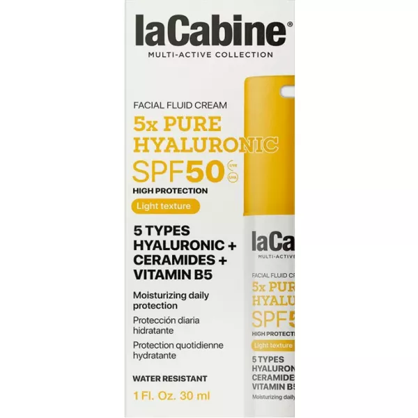 La Cabine 5x Pure Hyaluronic SPF50 Fluid �������������� ����������� ����-����� � 5 ������ ������������ ������� SPF50