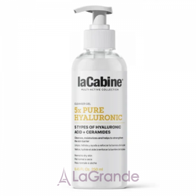 La Cabine 5x Pure Hyaluronic Cleanser Gel ����������� ��������� ���� � ������������ �������� � ����������