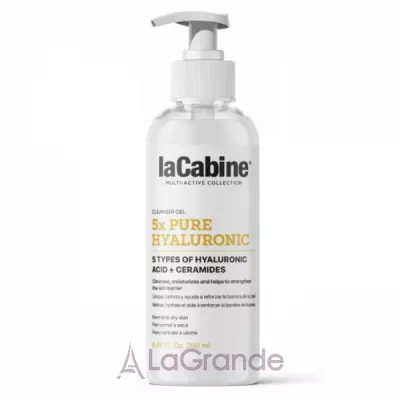 La Cabine 5x Pure Hyaluronic Cleanser Gel ����������� ��������� ���� � ������������ �������� � ����������