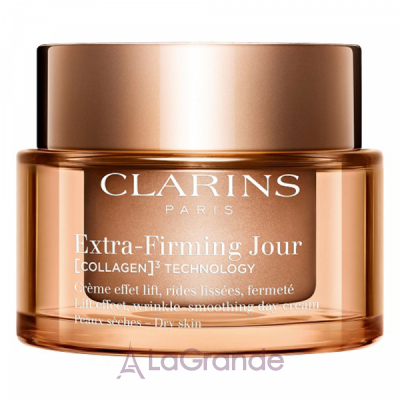 Clarins Extra-Firming Jour Collagen 3 Technology Day Cream For Dry Skin ������� ����-������� ������ ������ ��� ����� ����