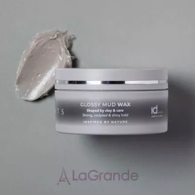 IdHair Elements Glossy Mud Wax �������������� ���� �� ������ ����� � ��������� ��������