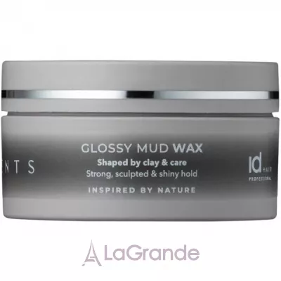 IdHair Elements Glossy Mud Wax �������������� ���� �� ������ ����� � ��������� ��������