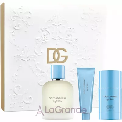 Dolce & Gabbana Light Blue Pour Homme Eau de Toilette 2025 ���� (�������� ���� 100 �� + ���� ��� ���� 50 �� + ����������-��� 75 ��)