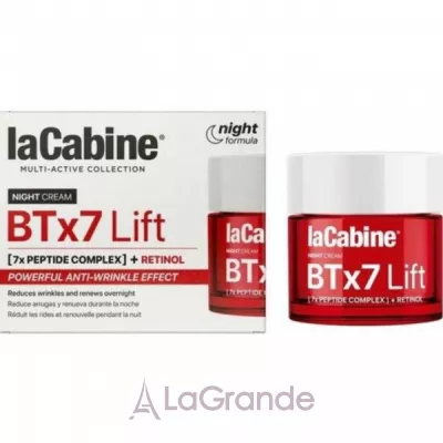 La Cabine BTx7 Lift Night Cream ������ ����������� ���� ������ ������ � 7-��������� ���������� � ����������������� ���������