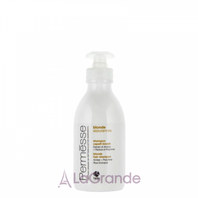 ������ Barex Italiana Permesse Blonde Hair Shampoo Amber + Polymnia Root Extracts ������� ��� ���������� ����� � ���������� ������ � ����� ��������