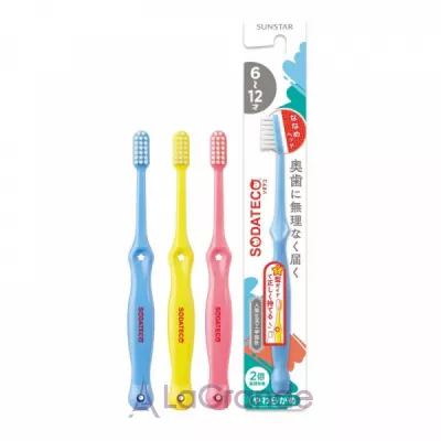 Sunstar Sodateko Toothbrush for Kids. ������ ����� ��� ����� � �������� 6�12 ���, ������