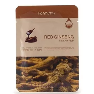 �ֲ��� FarmStay Visible Difference Mask Sheet Red Ginseng �������� ����� � �������� ���������