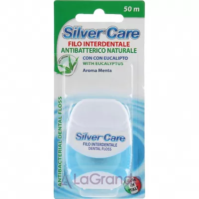 Silver Care Antibacterial Dental Floss ��������������� ����� ����� � ������ � �������� �����, 50 �