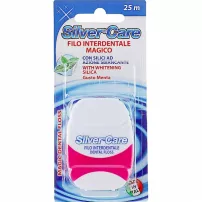 Silver Care Magic Dental Floss With Whitening Silica ������ ���� �������������, 25 �