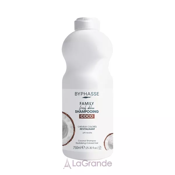 �ֲ��� Byphasse Family Fresh Delice Shampoo Coconut ������� ��� ����������� ������� � �������