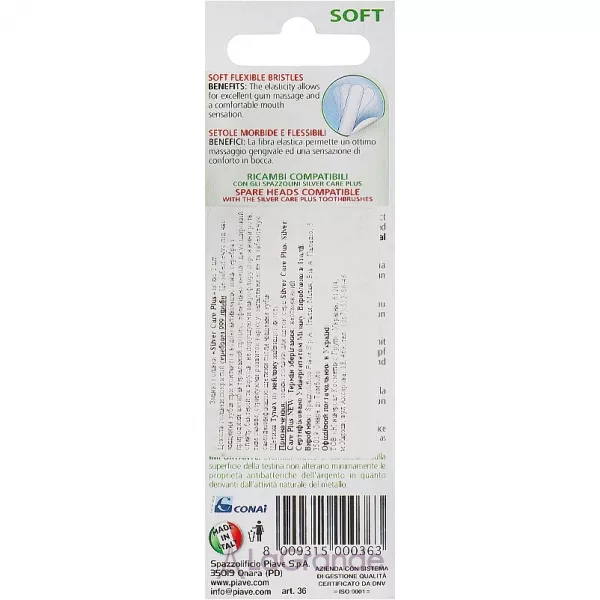 Silver Care Plus Soft Toothbrush Head Refills ������� ������� 