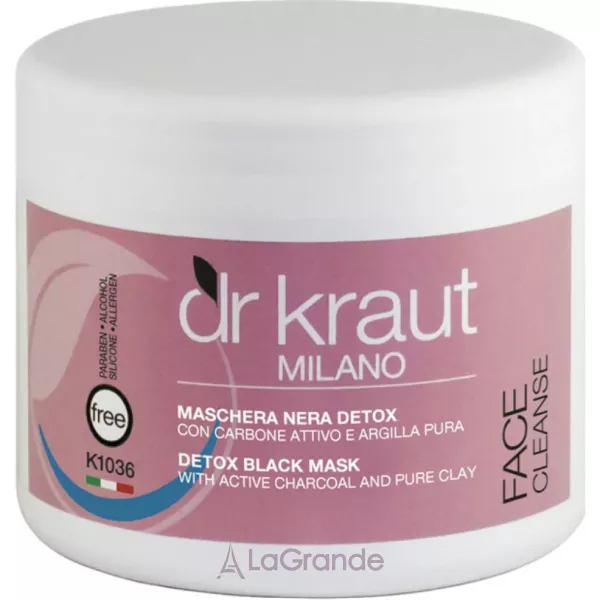 Dr. Kraut Face Cleanse Detox Black Mask ������ ����� ��� ���� � �������� �������� � ��������� ������